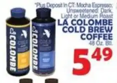 Bravo Supermarkets La Colombe cold brew coffee offer