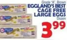 Bravo Supermarkets Eggland's Best Cage free large eggs offer