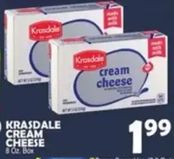 Bravo Supermarkets Krasdale cream cheese offer