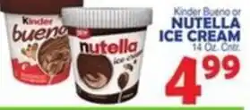 Kinder Bueno or Nutella Ice Cream
