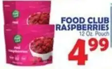 Bravo Supermarkets Food Club Raspberries offer