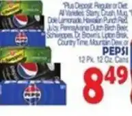Bravo Supermarkets Pepsi offer