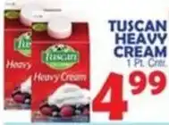 Bravo Supermarkets Tuscan heavy cream offer
