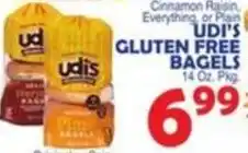 Bravo Supermarkets Udi's gluten free bagels offer