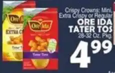Bravo Supermarkets Ore-Ida tater tots offer