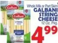 Bravo Supermarkets Galbani string cheese offer