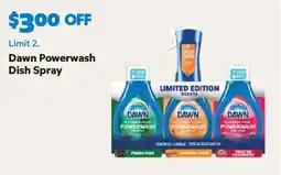 Sam's Club Dawn Powerwash Dish Spray offer