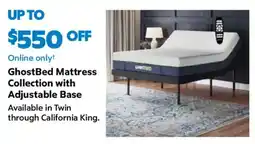 Sam's Club GhostBed Mattress Collection with Adjustable Base offer