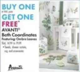Boscov's Avanti Bath Coordinates offer
