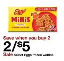 Target Eggo frozen waffles offer