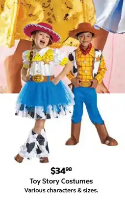Sam's Club Toy Story Costumes offer