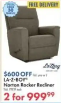 Boscov's La-Z-Boy Norton Rocker Recliner offer