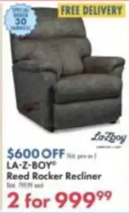 Boscov's La-Z-Boy Reed Rocker Recliner offer