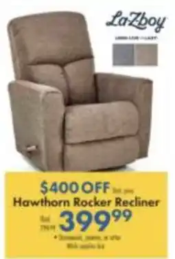 Boscov's La-Z-Boy Hawthorn Rocker Recliner offer