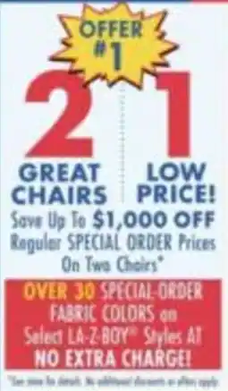 Boscov's Select La-Z-Boy Styles offer