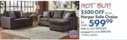 Boscov's Harper Sofa Chaise offer