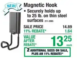 Menards Magnetic Hook offer