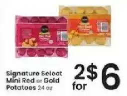 Albertsons Signature Select Mini Red or Gold Potatoes offer