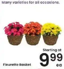 Albertsons Fiourette Basket offer