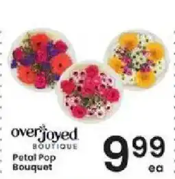 Albertsons Overjoyed Boutique Petal Pop Bouquet offer