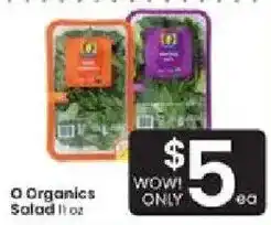 Albertsons O Organics Salad offer