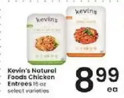 Albertsons Kevin's Natural Foods Chicken Entrees offer