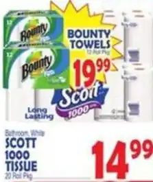 Bravo Supermarkets Bounty towels offer