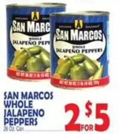Bravo Supermarkets San Marcos whole jalapeno peppers offer