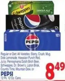 Bravo Supermarkets Pepsi offer