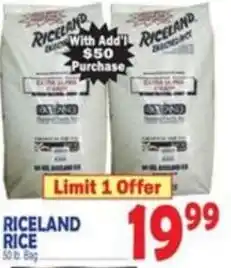 Bravo Supermarkets Riceland rice offer