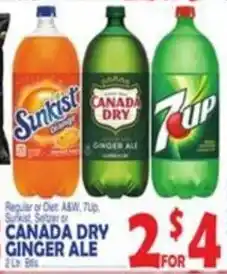 Bravo Supermarkets Canada Dry Ginger Ale offer
