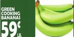 Bravo Supermarkets Green Cooking Bananas offer