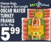 Bravo Supermarkets Oscar Mayer turkey franks offer