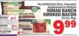 Bravo Supermarkets Niman Ranch Smoked Bacon offer