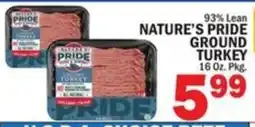 Bravo Supermarkets Nature's Pride Ground Turkey offer
