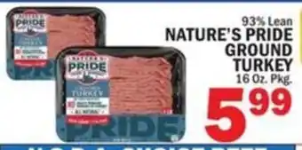 Bravo Supermarkets Nature's Pride Ground Turkey offer