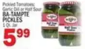 Bravo Supermarkets Ba-tampte pickles offer