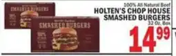 Bravo Supermarkets Holten's chop house smashed burgers offer