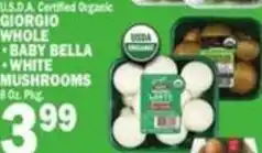 Bravo Supermarkets Giorgio whole baby bella white mushrooms offer