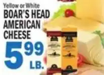 Bravo Supermarkets Boar's Head American Cheese offer