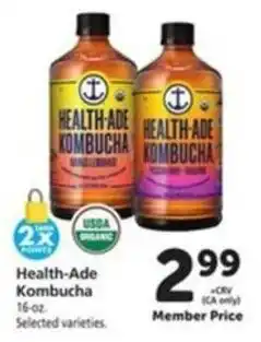 Vons Health-Ade Kombucha offer