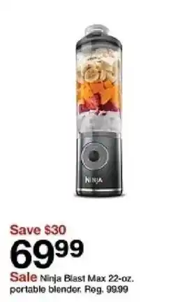 Target Ninja blast max portable blender offer