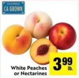 Lucky Supermarkets White Peaches or Nectarines offer