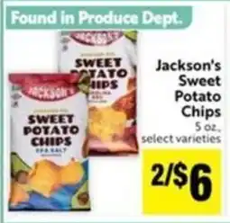 Lucky Supermarkets Jackson's Sweet Potato Chips offer
