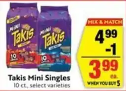 Lucky Supermarkets Takis Mini Singles offer