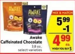Lucky Supermarkets Awake Caffeinated Chocolate offer