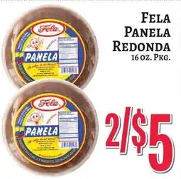 Trade Fair Supermarket Fela panela redonda offer