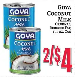 Trade Fair Supermarket Goya coconut milk offer