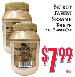 Trade Fair Supermarket Beirut tahini sesame paste offer