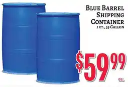 Trade Fair Supermarket Blue Barrel Shipping Container offer